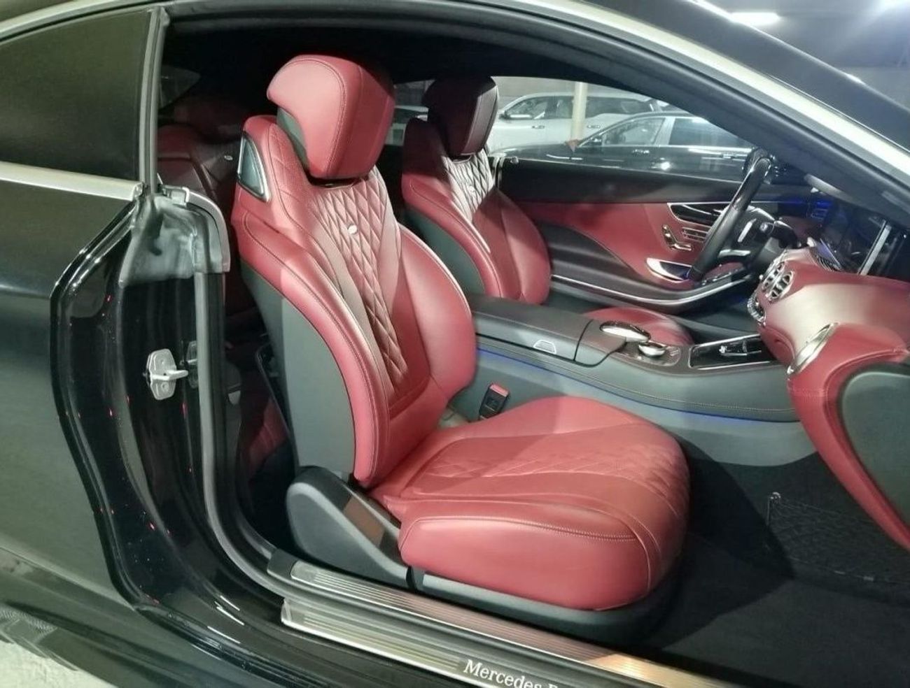 مرسيدس بنز S 550 كوبيه MERCEDES S CLASS COUPE S550 BLACKBISON WALDAERO KIT 4.7L 2015, BURMESTER SPEAKER, SIX BUTTONS AND MO