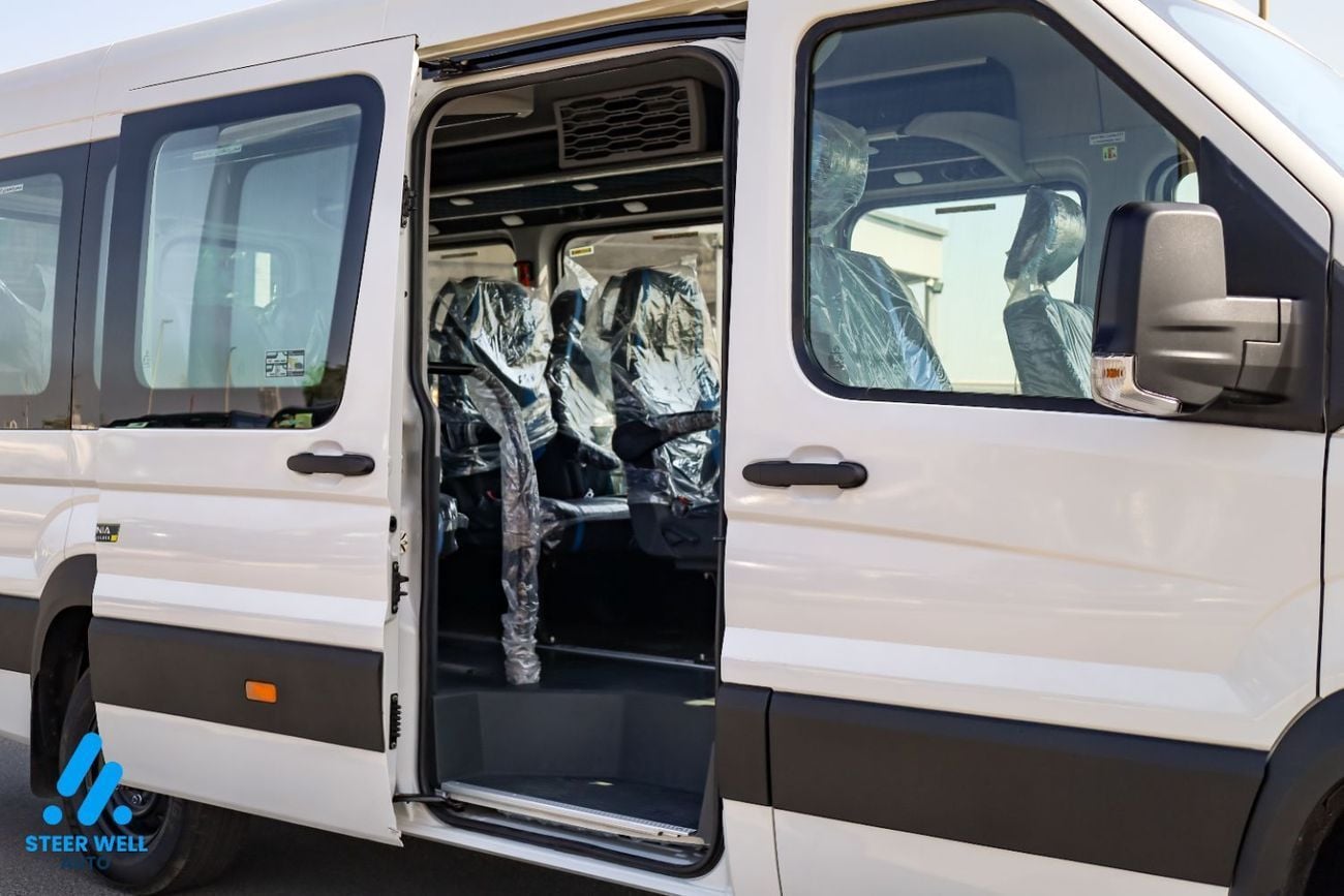 فورس أوربانيا 2026 GCC Specs | 14-Seater | 2.6L Turbo DSL | High Roof | 5 Speed MT | Passenger Van | For Export