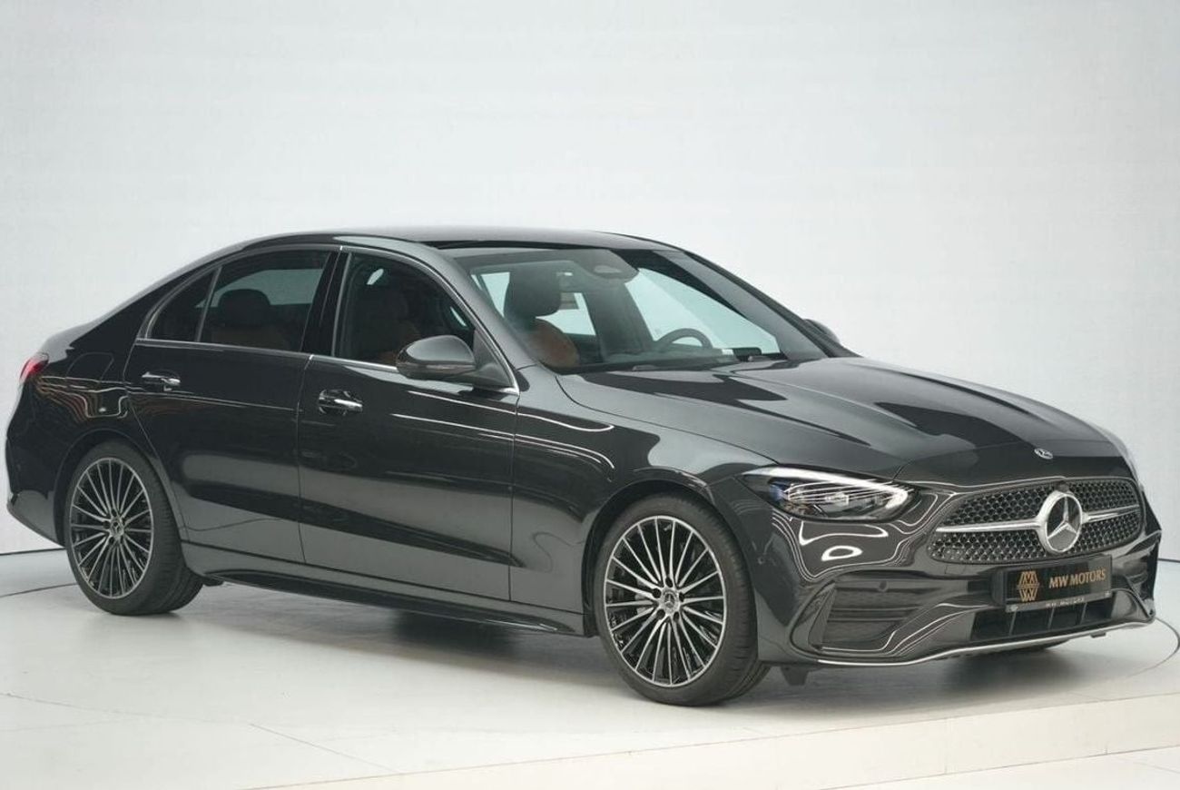 مرسيدس بنز C 200 Mercedes-Benz C 200 Premium Plus | 2025 GCC 0km | Agency Warranty | AMG Package | 360 View