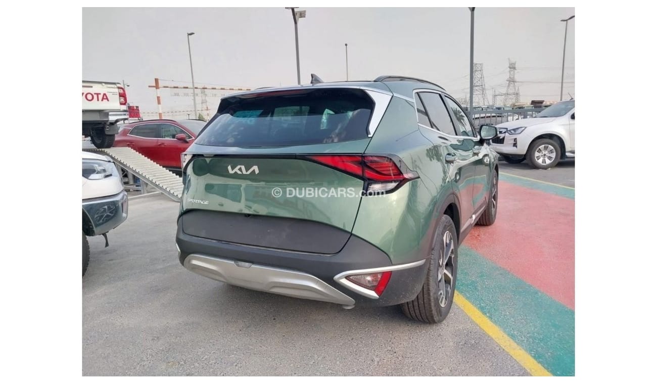 Kia Sportage for Local Use ((HIGH Line)) Turbo 1.6l petrol FWD 2022  Green color , Heated  seats ,Electric tailga
