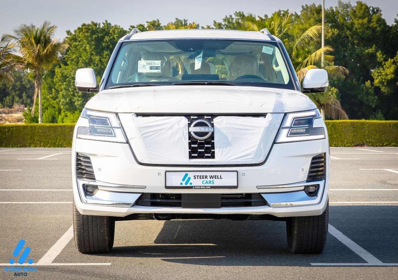 نيسان باترول LE Titanium 5.6L / Warrior V8 / 7 4WD A/T Petrol / The Best Luxury SUV - GCC - Book Now