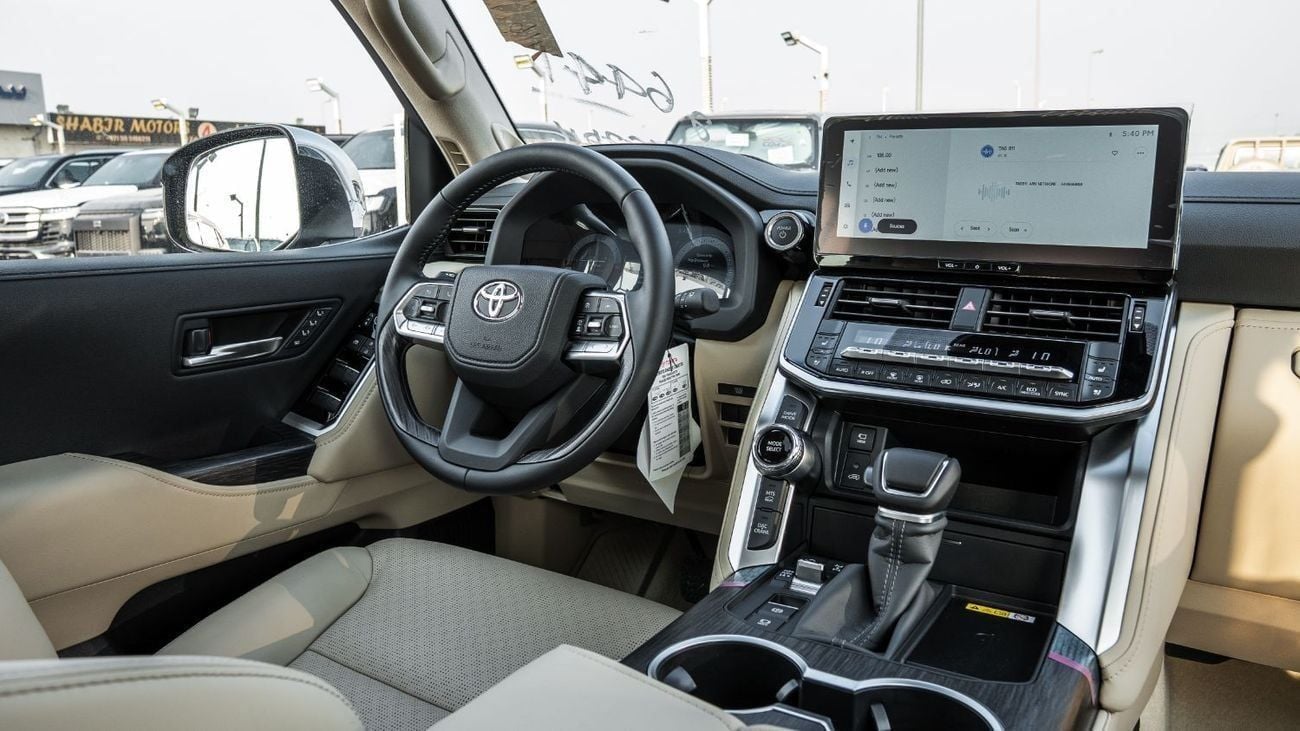 تويوتا لاند كروزر 2025 Toyota Land Cruiser VXR 3.5L AT Hybrid (Black)