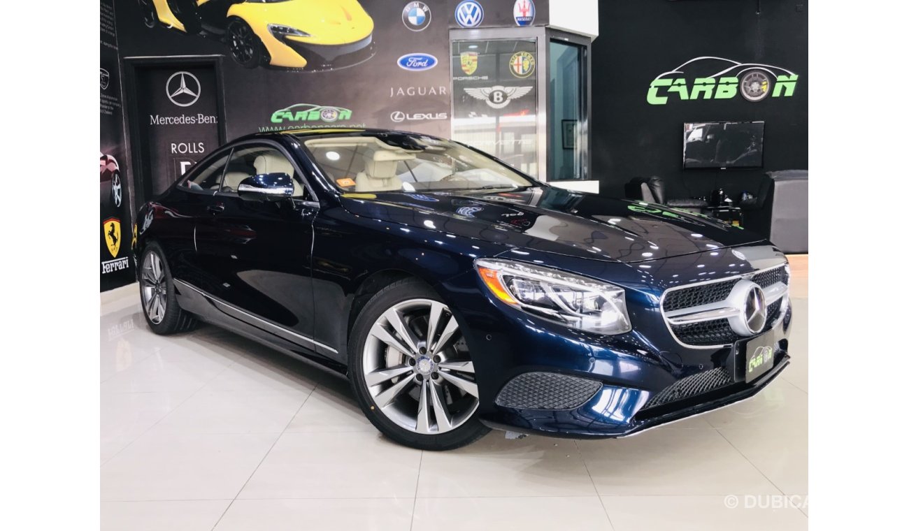 Mercedes-Benz S 550 Coupe 4MATIC - 2015 - ONE YEAR WARRANTY - ( 4,100 ) AED PER MONTH