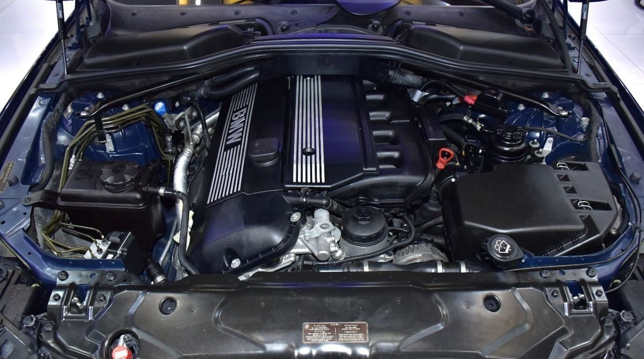 بي أم دبليو 520i EXCELLENT DEAL for our BMW 520i ( 2005 Model ) in Blue Color GCC Specs