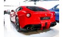 Ferrari F12 Berlinetta 6.3L V12 2015 - Service Contract until Dec.2021 / Only 4K Mileage (( 731 HP ))