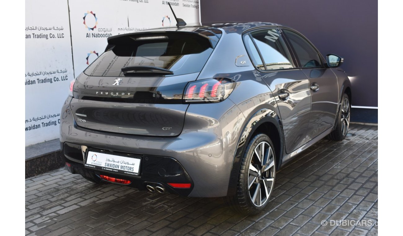 Peugeot 208 AED 1279 PM | 1.2L GT GCC AGENCY WARRANTY UP TO 2027 OR 100K KM