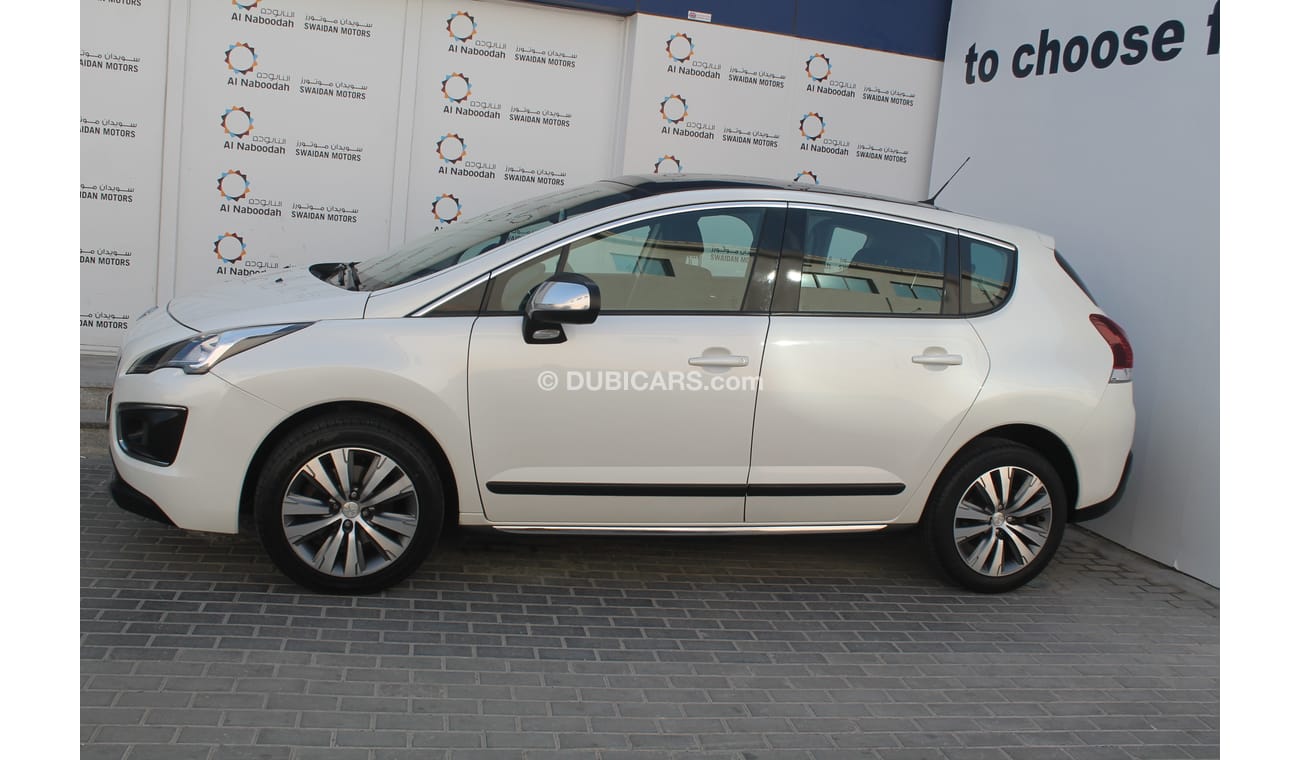 Peugeot 3008 1.6L ACTIVE TURBO 2015 MODEL GCC SPECS