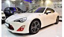 Toyota 86 GTX 86 2014 Model!! in White Red Color! GCC Specs
