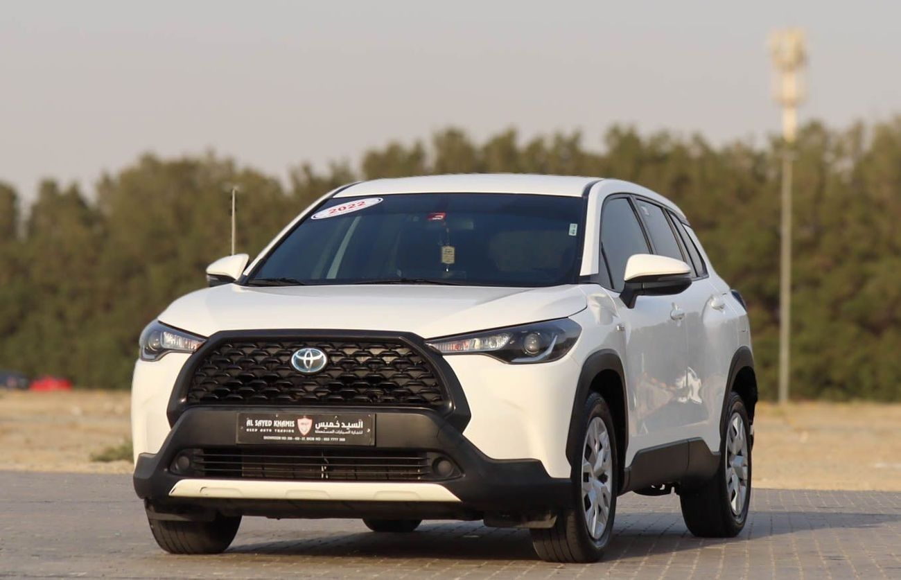 تويوتا كورولا كروس 1.8L XL (HEV) Toyota Corolla Cross Hybrid 1.8L 2022 GCC Original Paint Accident Free, excellent cond