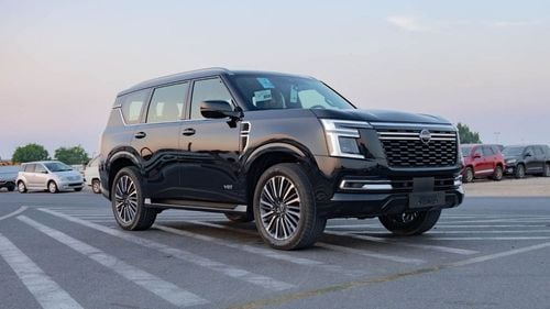 نيسان باترول 2026 Nissan Patrol 3.5L Petrol AT LE Platinum Twin Turbo (Black - Beige) (Export Only)