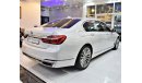 بي أم دبليو 740 ONLY 90,000KM! BMW 740Li 2016 Model! White Color GCC Specs