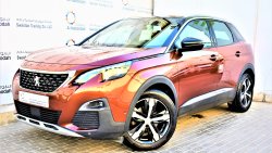 Peugeot 3008 1.6L GT LINE 2019 GCC SPECS AGENCY WARRANTY UP TO 2023