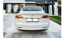 Tesla Model 3 AED 2,465 PM | TESLA MODEL 3 2023 | GCC SPECS | UNDER WARRANTY | LOW MILEAGE