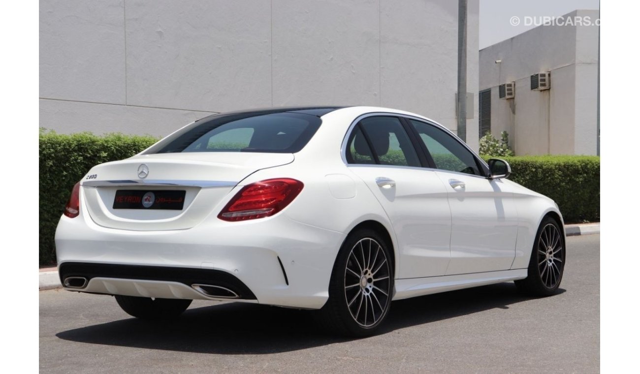 مرسيدس بنز C200 FREE REGISTRATION = WARRANTY = GCC CPECS =