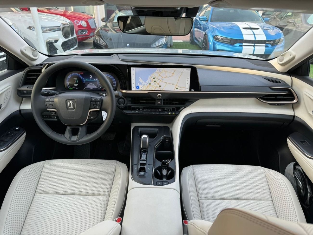 تويوتا كراون تويوتا كراون هايبرد خليجي 2023 تشييكات الوكالة (تحت الضمان وكالة الفطيم ) صبغ وكالة بحالة الوكالة  ف