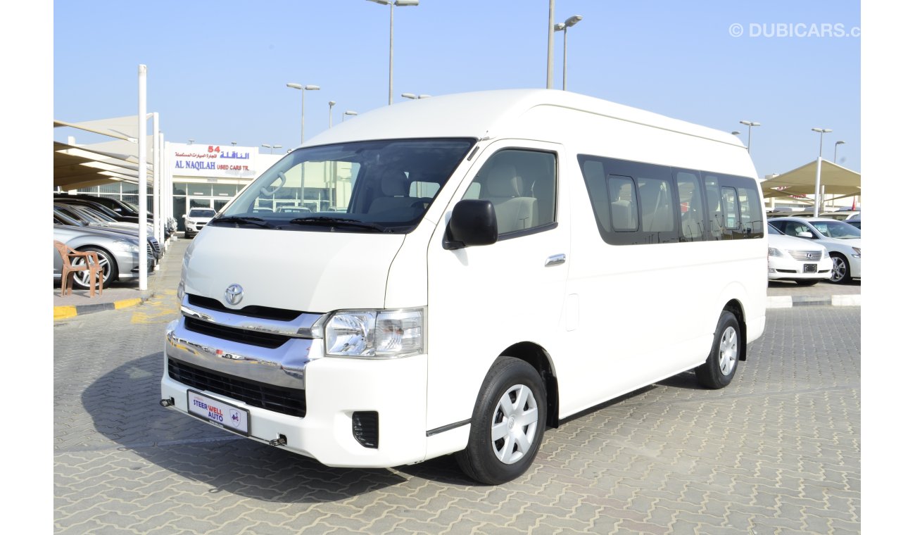 Toyota Hiace GL HIGH ROOF 15 SEATER PASSENGER VAN GCC SPECS