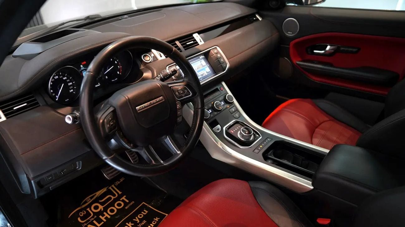 لاند روفر رانج روفر إيفوك SPECIAL || TOP RANGE || GCC || ACCIDENTS FREE || UNIQUE || RED INTERIOR