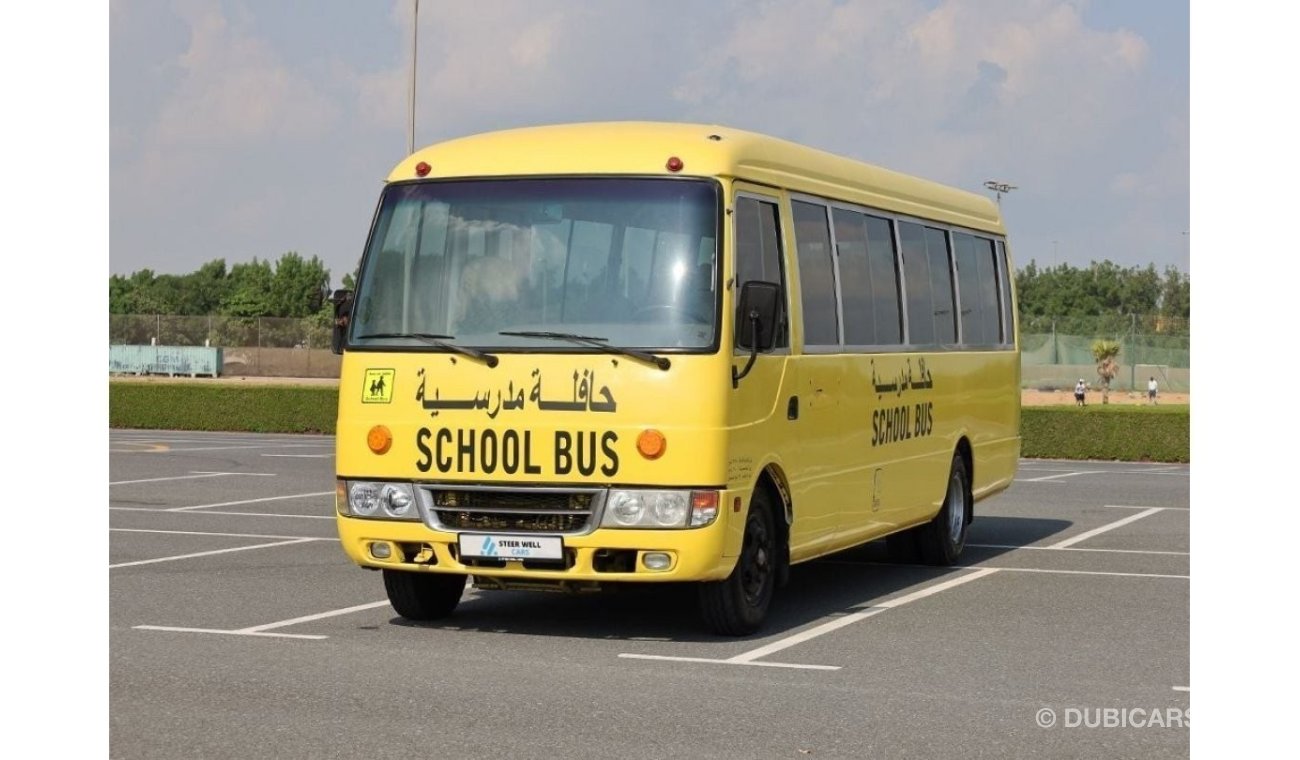 Mitsubishi Rosa 2008 | 4.2L - 26 SEATER LONG BODY SCHOOL BUS | M/T DIESEL | GCC SPECS | BOOK NOW WITH US