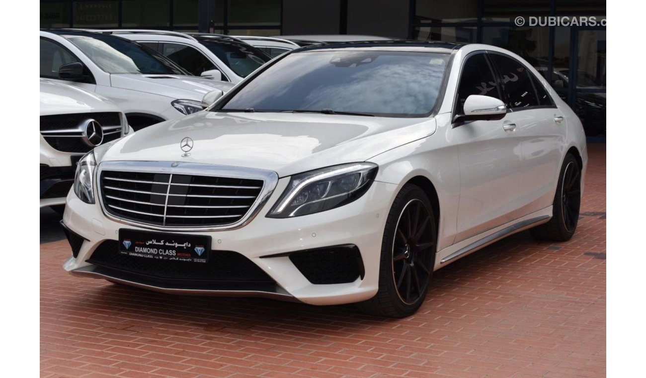 مرسيدس بنز S 500 بحالة الوكالة الضمان موجود موصفات عالية كراسي منفصلة