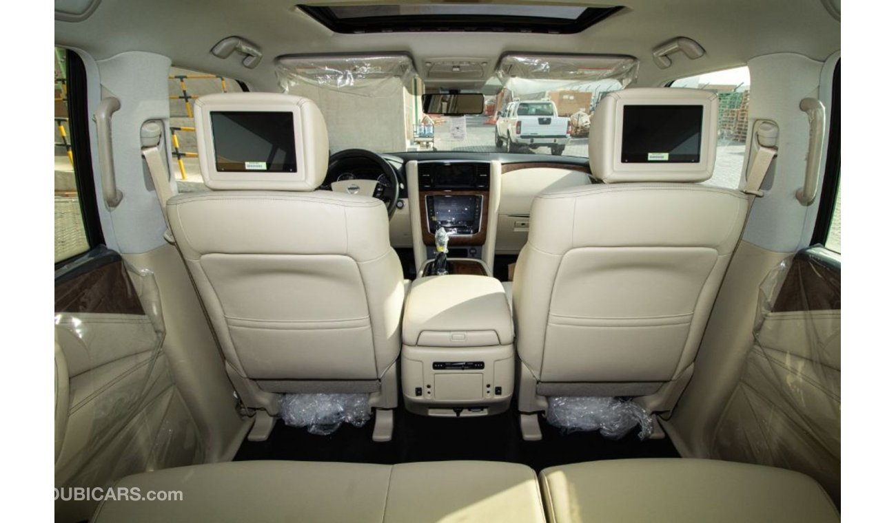 Nissan Patrol LE 5.6L V8 with Dedicated Navigation Screen, Leather Seats and D+P Power Seats