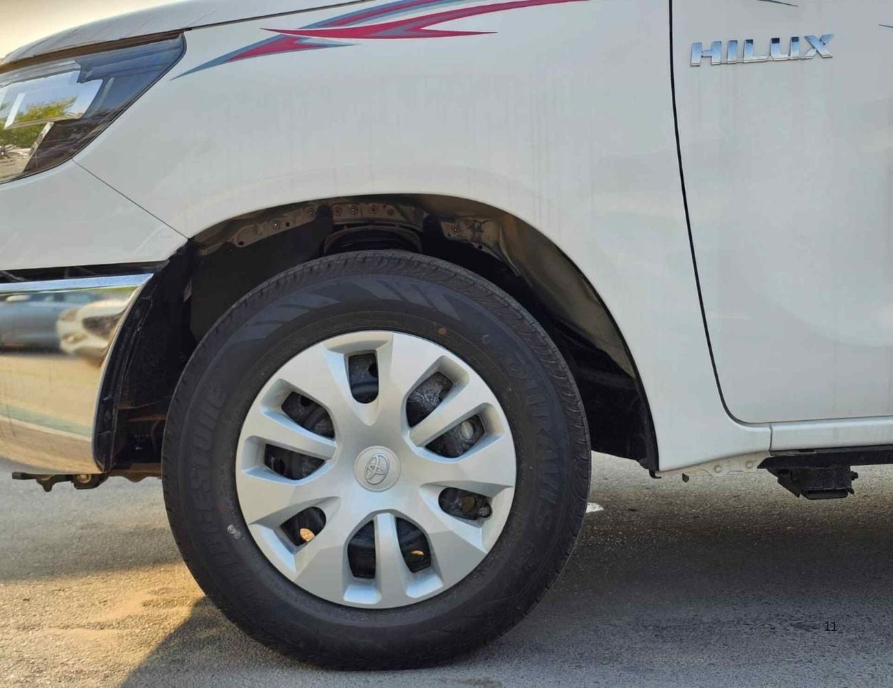 Toyota Hilux NARROW BODY SINGLE CABIN || 2.7L PETROL V4 | 4 HOOKS | FR&RR CHROME BUMPERS (CODE # HPMSC2)