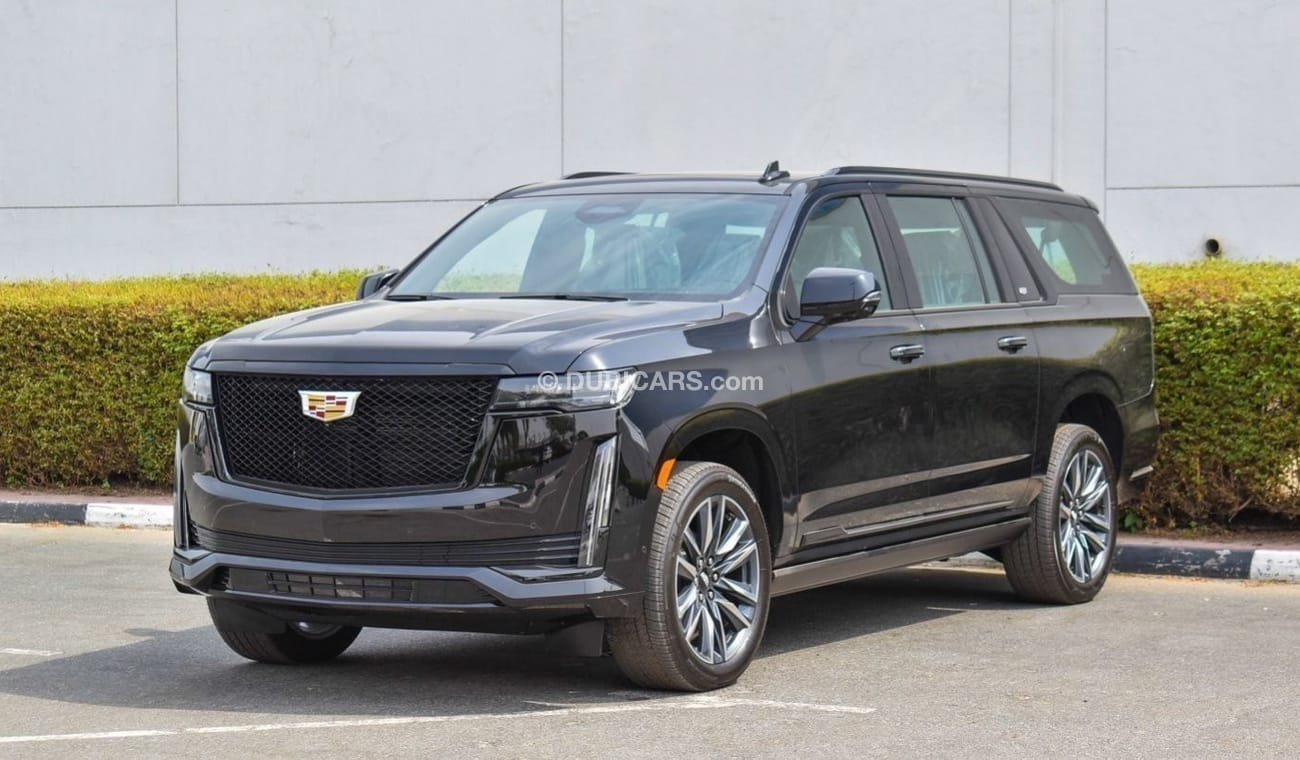 Cadillac Escalade Cadillac Escalade Sport ESV V8 4WD | Black Interior with Rear Entertainment | GCC Specs | 2023