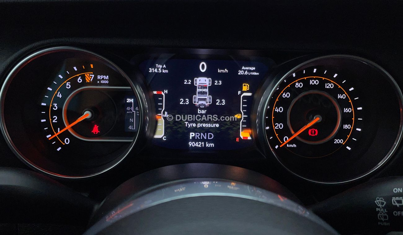 Jeep Wrangler SAHARA 3.6 | Under Warranty | Inspected on 150+ parameters