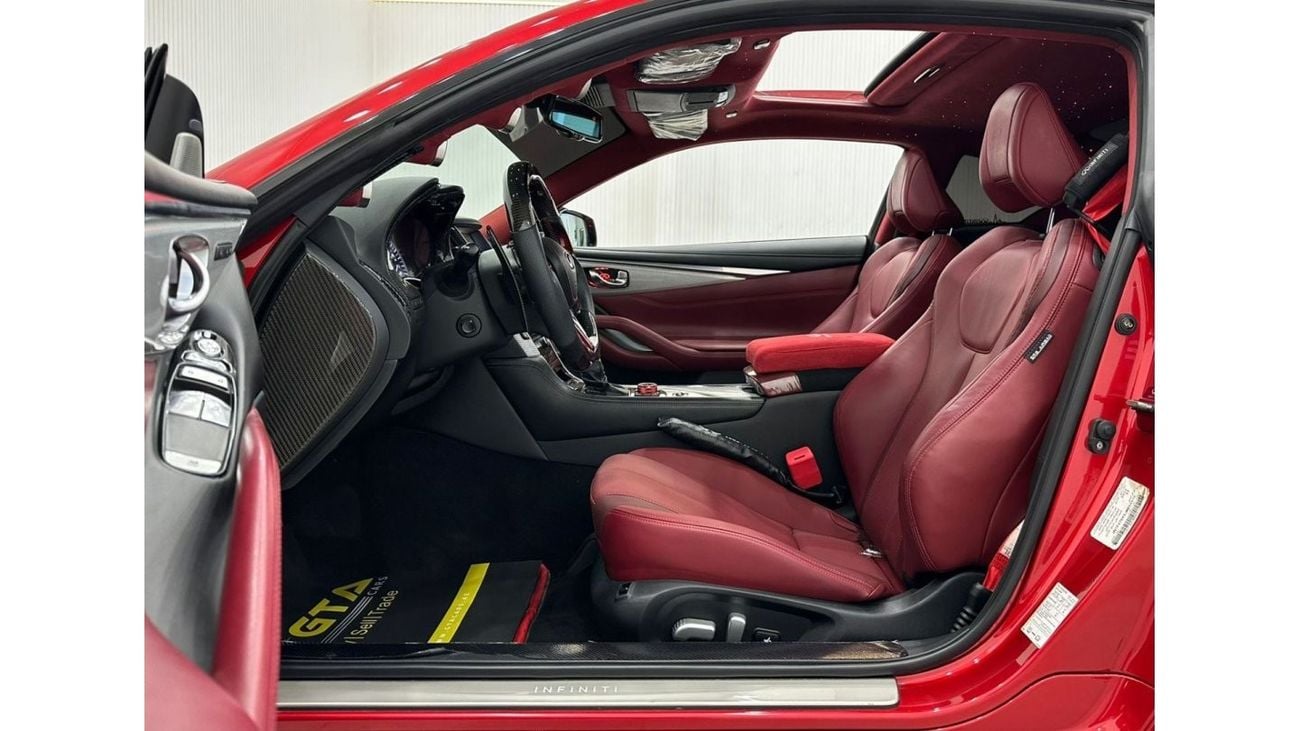 Infiniti Q60 2018 Infiniti Q60 S Red Sport Special Edition, Warranty, Full Infiniti Service History, GCC