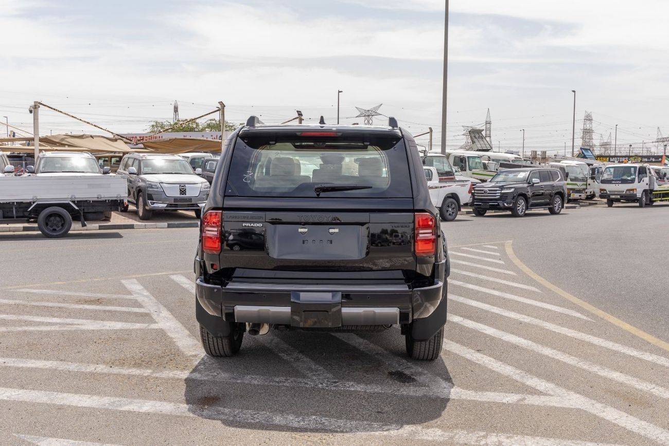 تويوتا برادو Toyota Prado VX-3 Petrol 2.4L 4WD - Black - 2025 (Export)