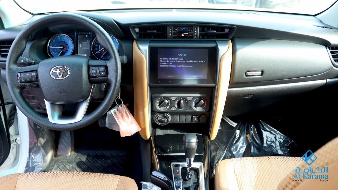 Toyota Fortuner 2.4L DIESEL Engine | 17'Steel Wheels with Cover | 8" DISPLAY AUDIO | GCC Specs