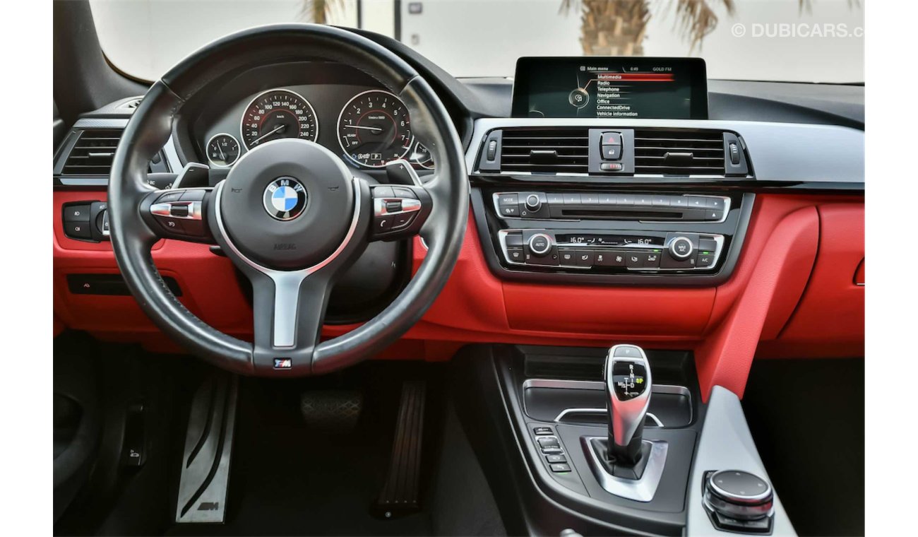 BMW 435i Sport Twin Turbo - 2Y Warranty!  - GCC - AED 2,526 PER MONTH - 0% DOWNPAYMENT