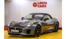 Jaguar F-Type Jaguar F-Type P300 2019 GCC under Agency Warranty with Zero Down-Payment.