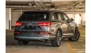 Audi Q7 Audi Q7 2016 GCC under Agency Warranty with Zero Down-Payment.