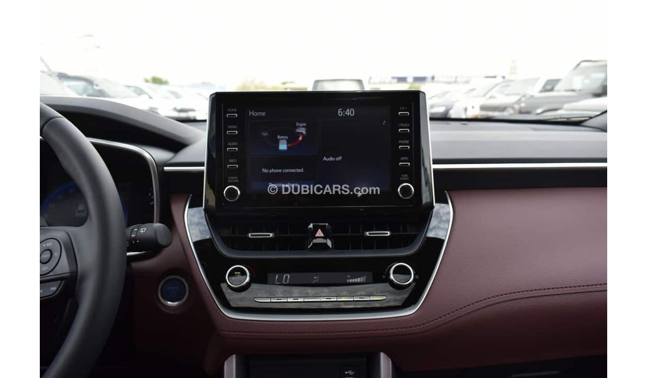 Toyota Corolla Cross 1.8L HYBRID Pet-A/T -SUNRF - 23YM - WHT_RED (FOR EXPORT)