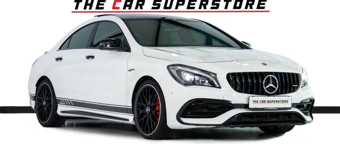 Mercedes-Benz CLA 45 AMG Std 2.0L Low Mileage-Red Accents-Sports Exhaust-AMG Sport Design Rims- Red Calipers