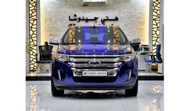 فورد إدج ORIGINAL PAINT ( صبغ وكاله ) Ford Edge Limited AWD ( 2014 Model ) in Blue Color GCC Specs