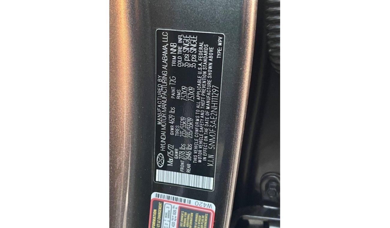 Hyundai Tucson 2022 HYUNDAI TUCSON FULL OPTION IMPORTED FROM USA