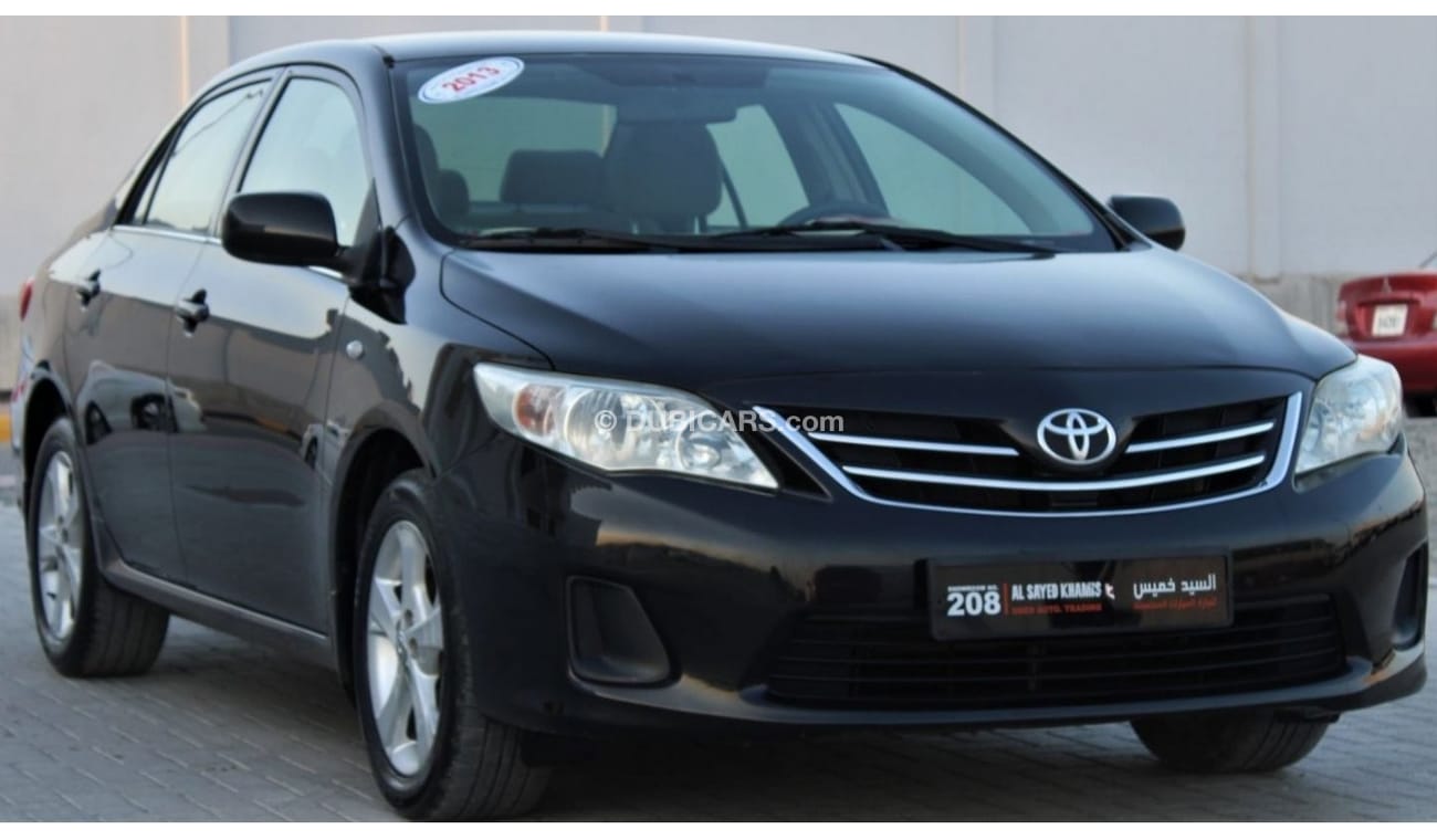 تويوتا كورولا XLI XLI تويوتا كورولا 2013 خليجي 1600 بحالة متتازة بدون صبغ بدون حوادث