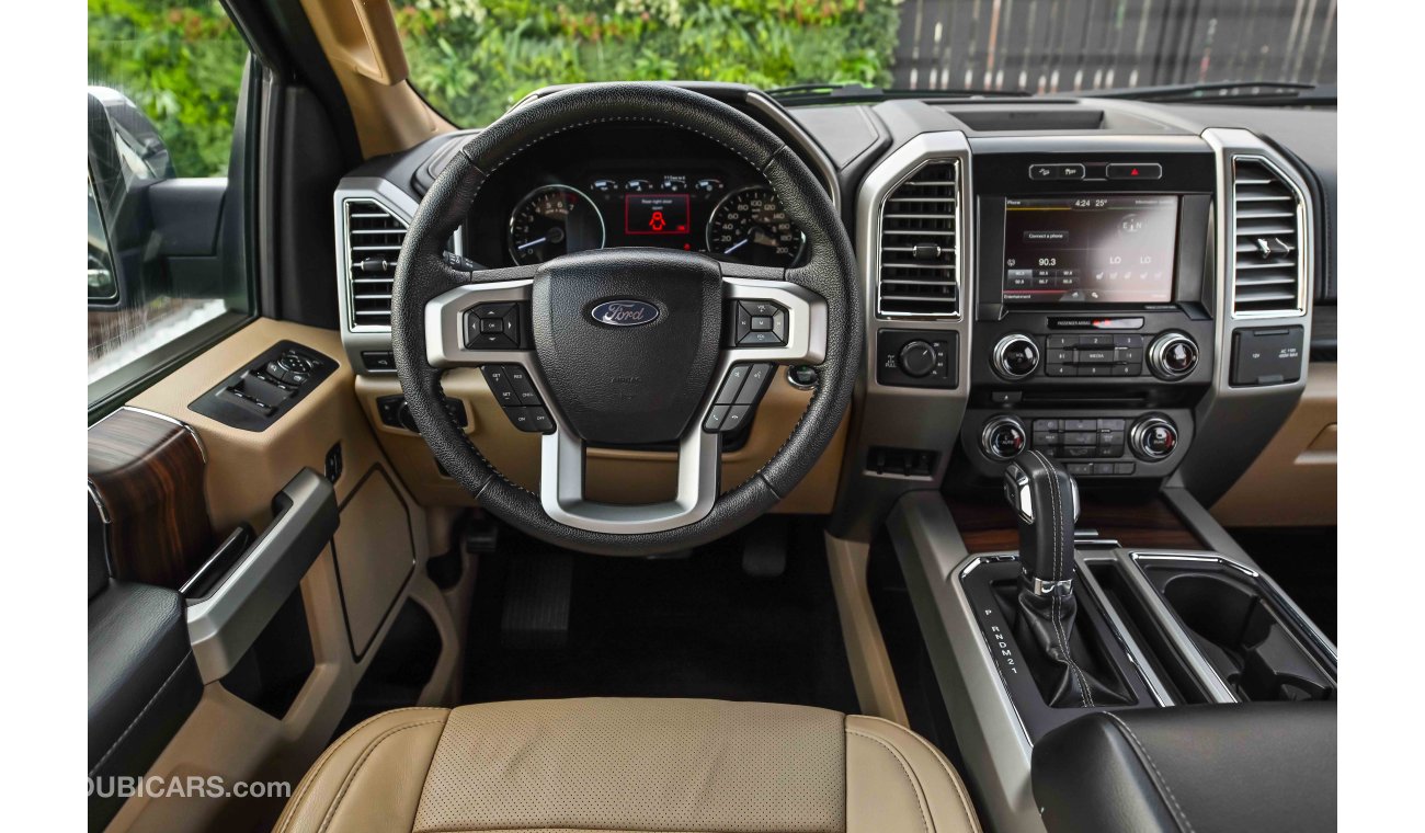 Ford F 150 Lariat Double Cab  | 2,544 P.M | 0% Downpayment | Full Option |  Immaculate Condition!