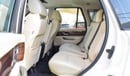 Land Rover Range Rover Sport 2009 Gulf model, white color, beige interior, one number, leather hatch, fixed control wheels, rear