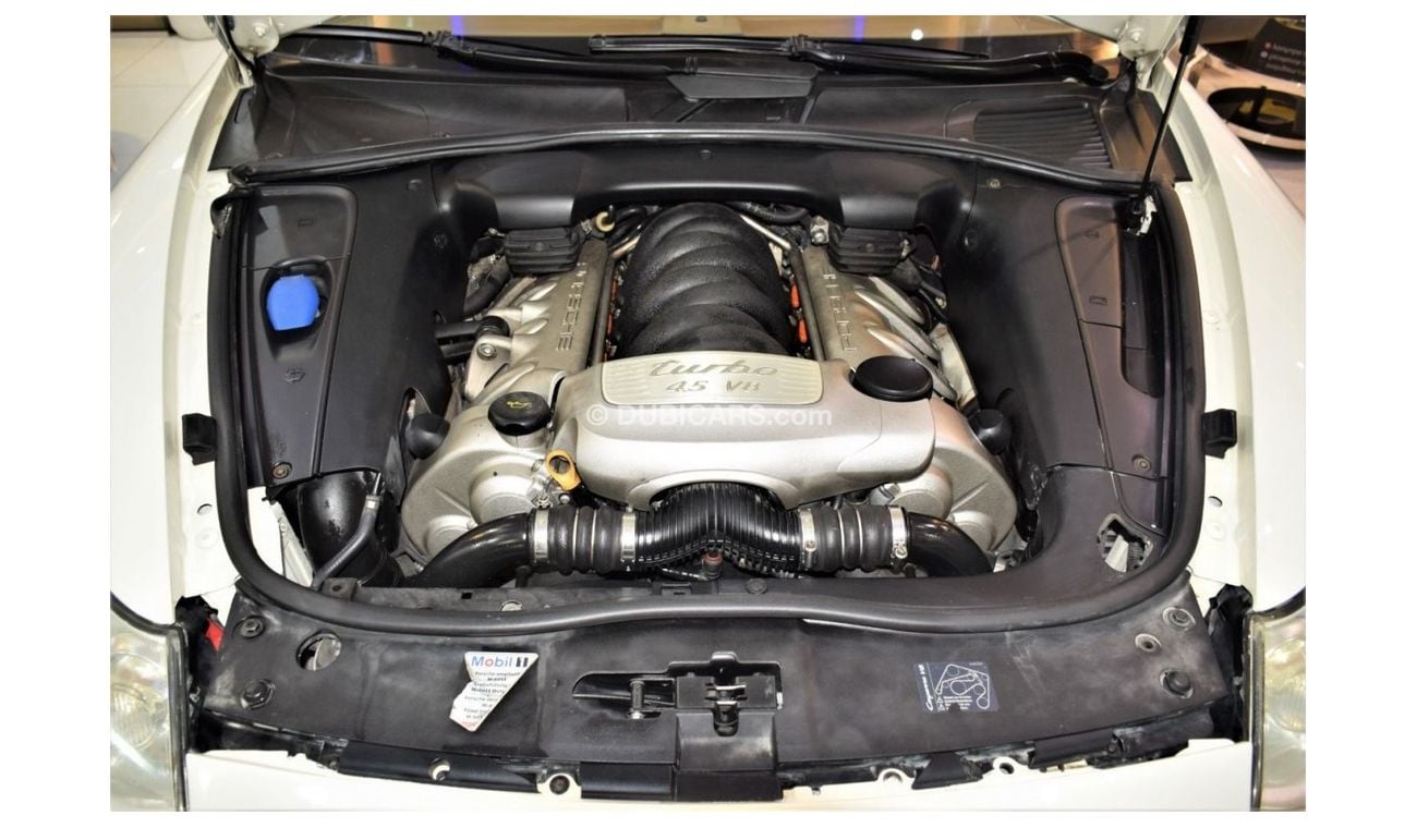 بورش كايان Porsche Cayenne TURBO 2005 Model!! in White Color! GCC Specs