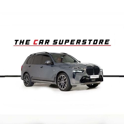 BMW X7 40i M Sport Premium 3.0L GCC-AGMC Warranty and Service Contract Until 01/2028- 1 Owner-7 Seats