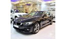 بي أم دبليو 420 ( WITH SERVICE CONTRACT AGMC ) " With Warranty " AMAZING BMW 420i 2016 Model!! in Black Color! GCC S