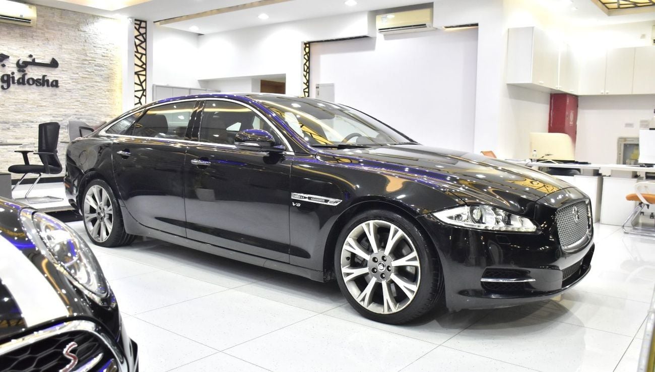 جاكوار XJL EXCELLENT DEAL for our Jaguar XJ L 5.0 ( 2013 Model ) in Black Color GCC Specs
