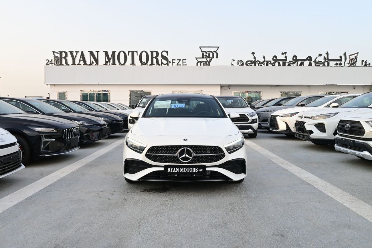 مرسيدس بنز A 200 Mercedes-Benz A200L 1.3L Turbo Petrol, Model 2025 Color White