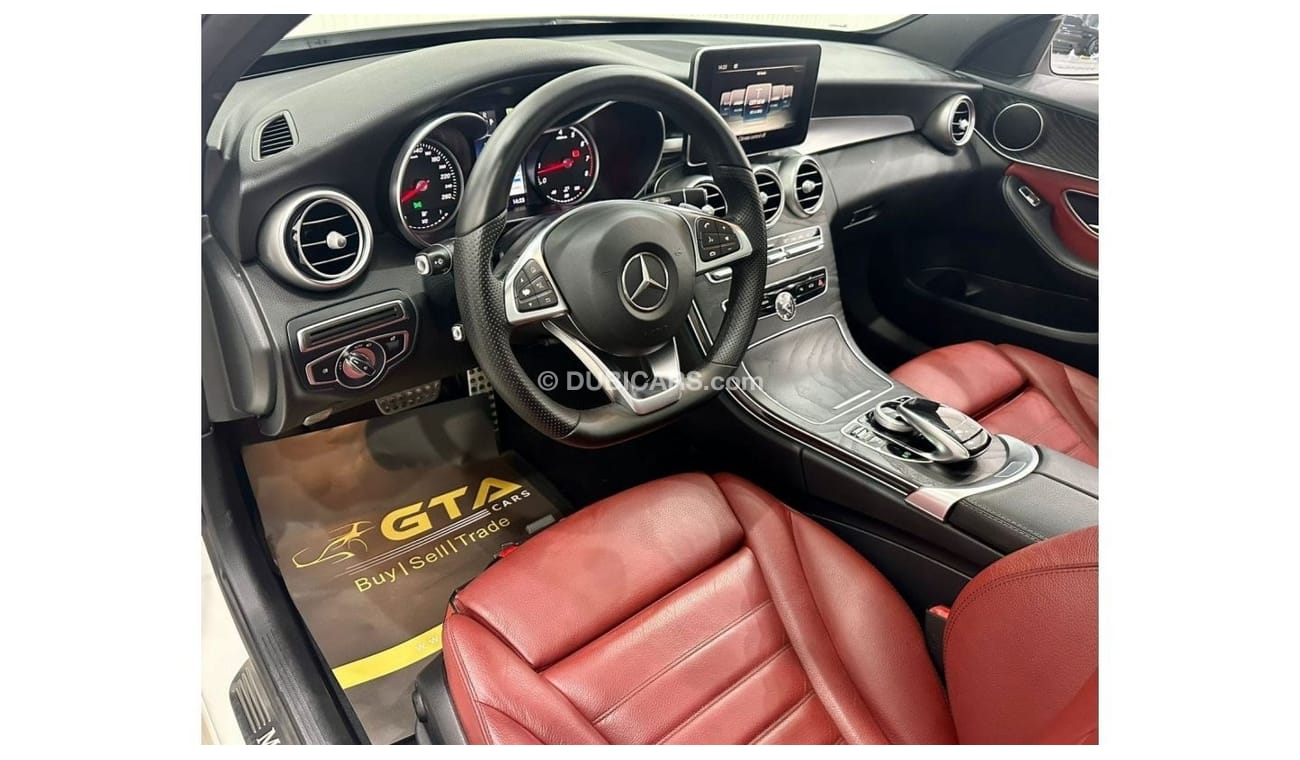 مرسيدس بنز C 200 Std 2017 Mercedes Benz C200 AMG, Warranty, Service History, Excellent Condition, GCC