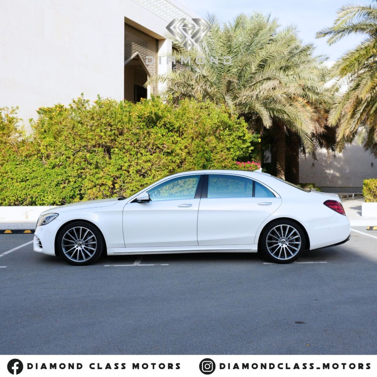 Mercedes-Benz S 560 Exclusive Edition 4.0L Mercedes S560 AMG Full Option  Panoramic  5 Buttons  2018 GCC
