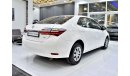 تويوتا كورولا EXCELLENT DEAL for our Toyota Corolla SE 1.6L ( 2019 Model ) in White Color GCC Specs