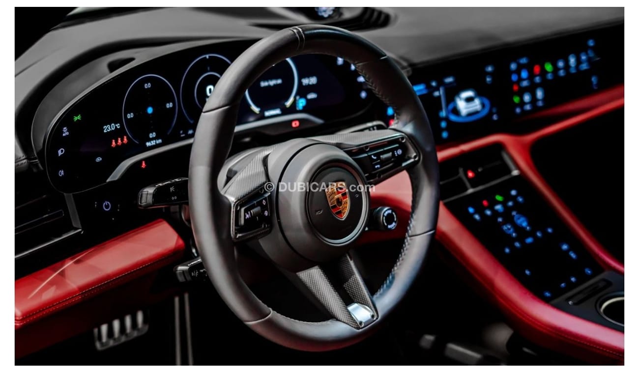 Porsche Taycan 2023 Porsche Taycan GTS, Porsche Warranty, Interior Matte Carbon, Low KMs, GCC