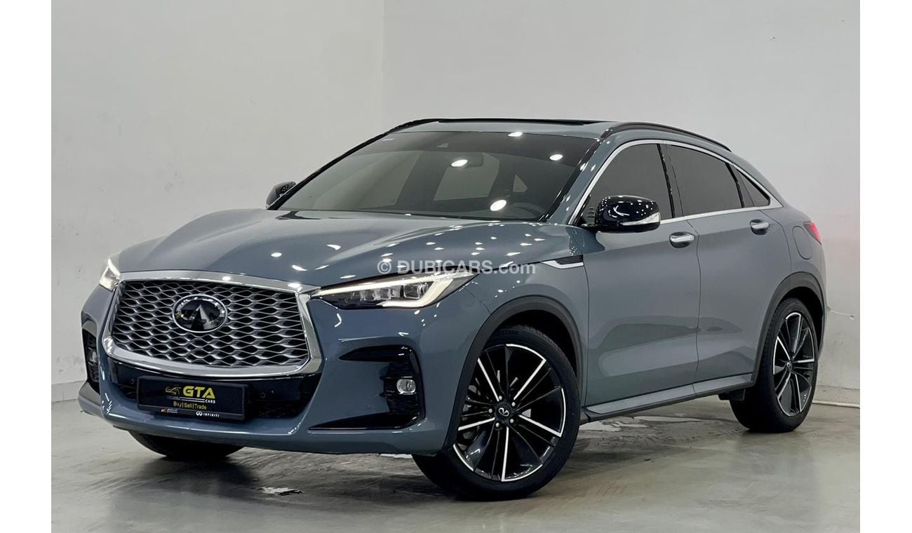 Infiniti QX55 2022 Infiniti QX55 AWD, Aug 2027 Infiniti Warranty, Aug 2025 Infiniti Service Contract, Low Kms, GCC